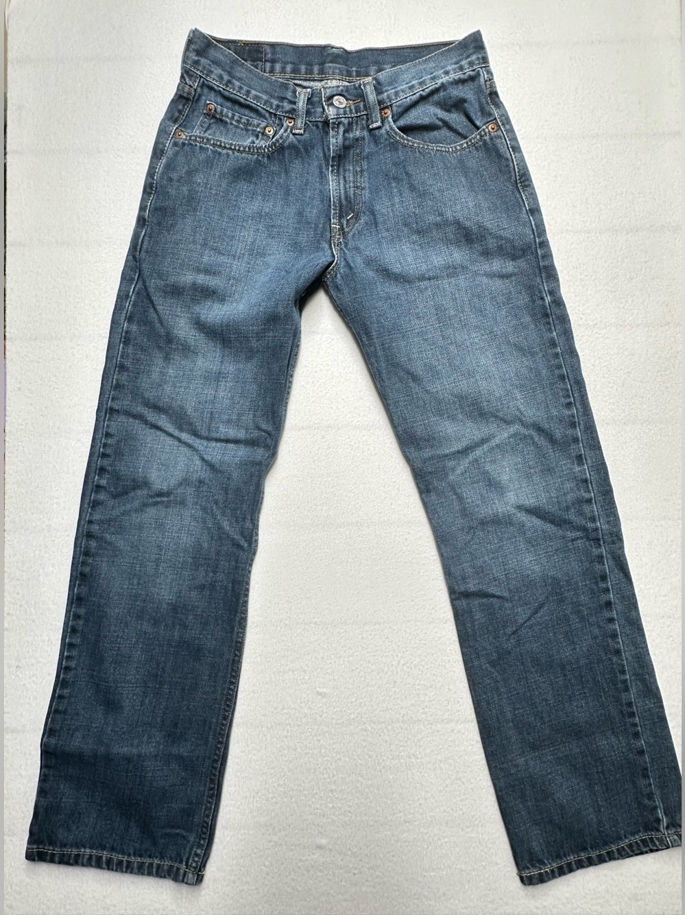 Levi’s 514 Slim Straight Jeans – Men’s 28x28 – Classic Blue Denim